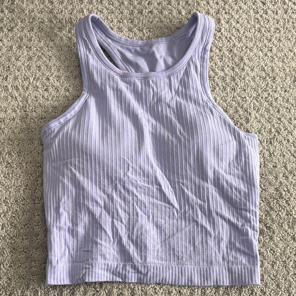 Lululemon Ebb to Street Purple Tank